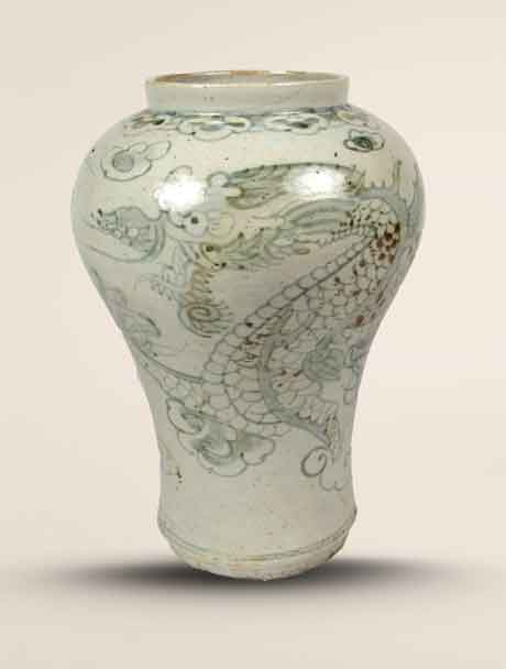 korean dragon jar